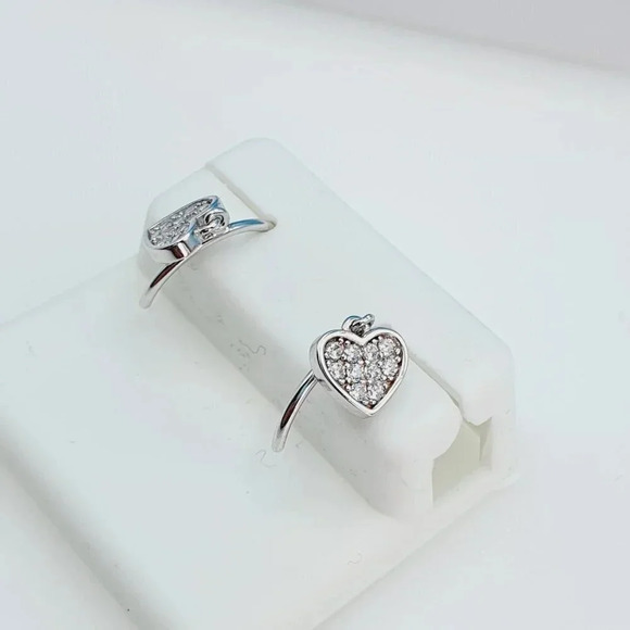 "925 Sterling Silver Cubic Zirconia Earrings, U19254857 - Picture 7 of 9